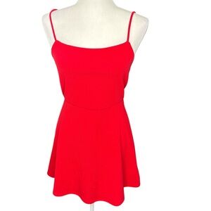 NWT Women’s Wild Fable Red Fit and Flare Dress, Size S.